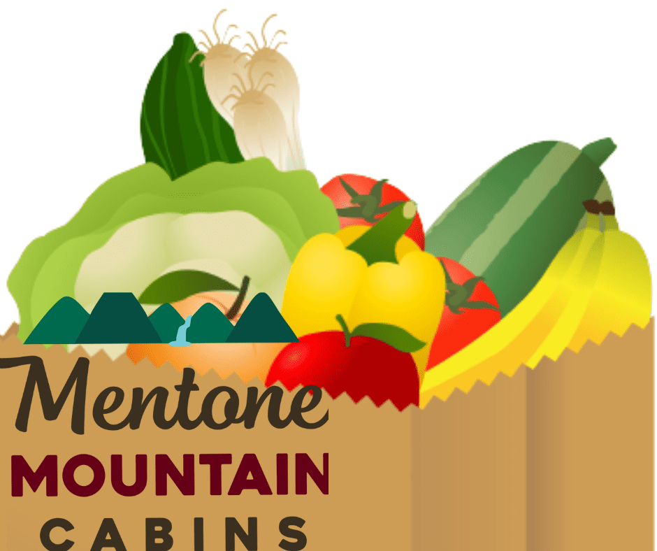 Mentone mountain cabins logo.